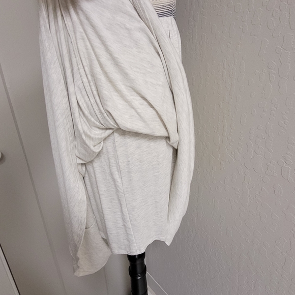 Anthropologie Dolan Left Coast Sabado Dress Asymmetrical in Gray Jersey - Picture 9 of 16